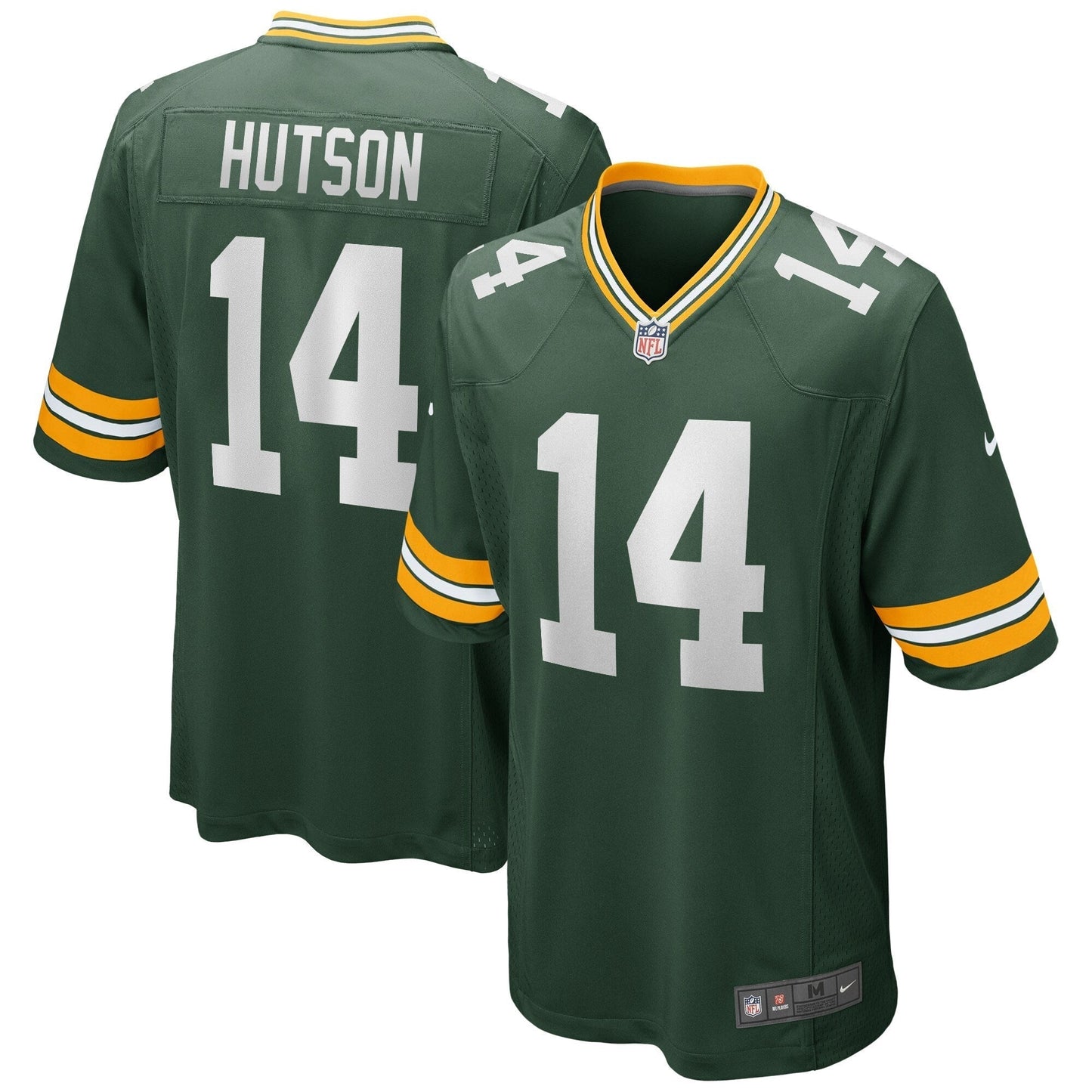 Don Hutson Green Bay Packers Game Retired Jersey - Green football jersey product view 1