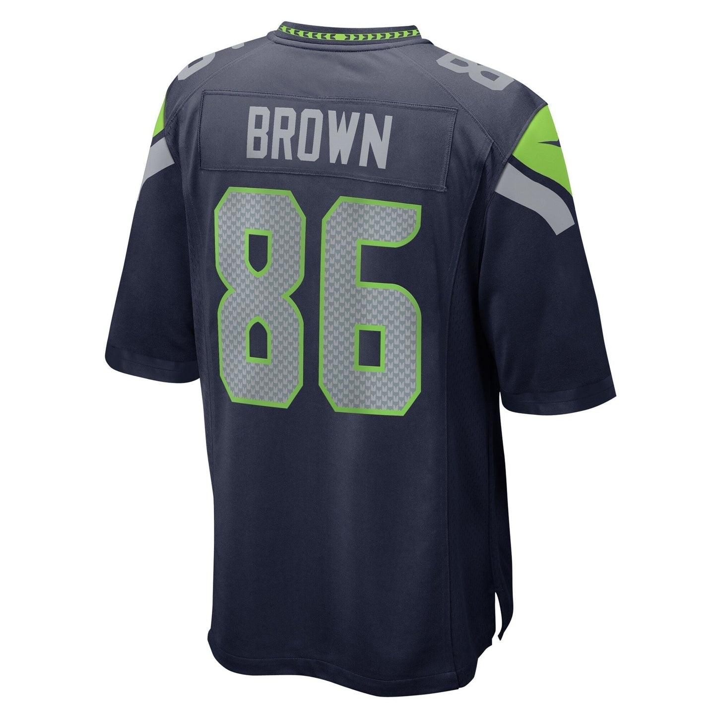 Pharaoh Brown Seattle Seahawks Game Jersey - College Navy football jersey product view 3