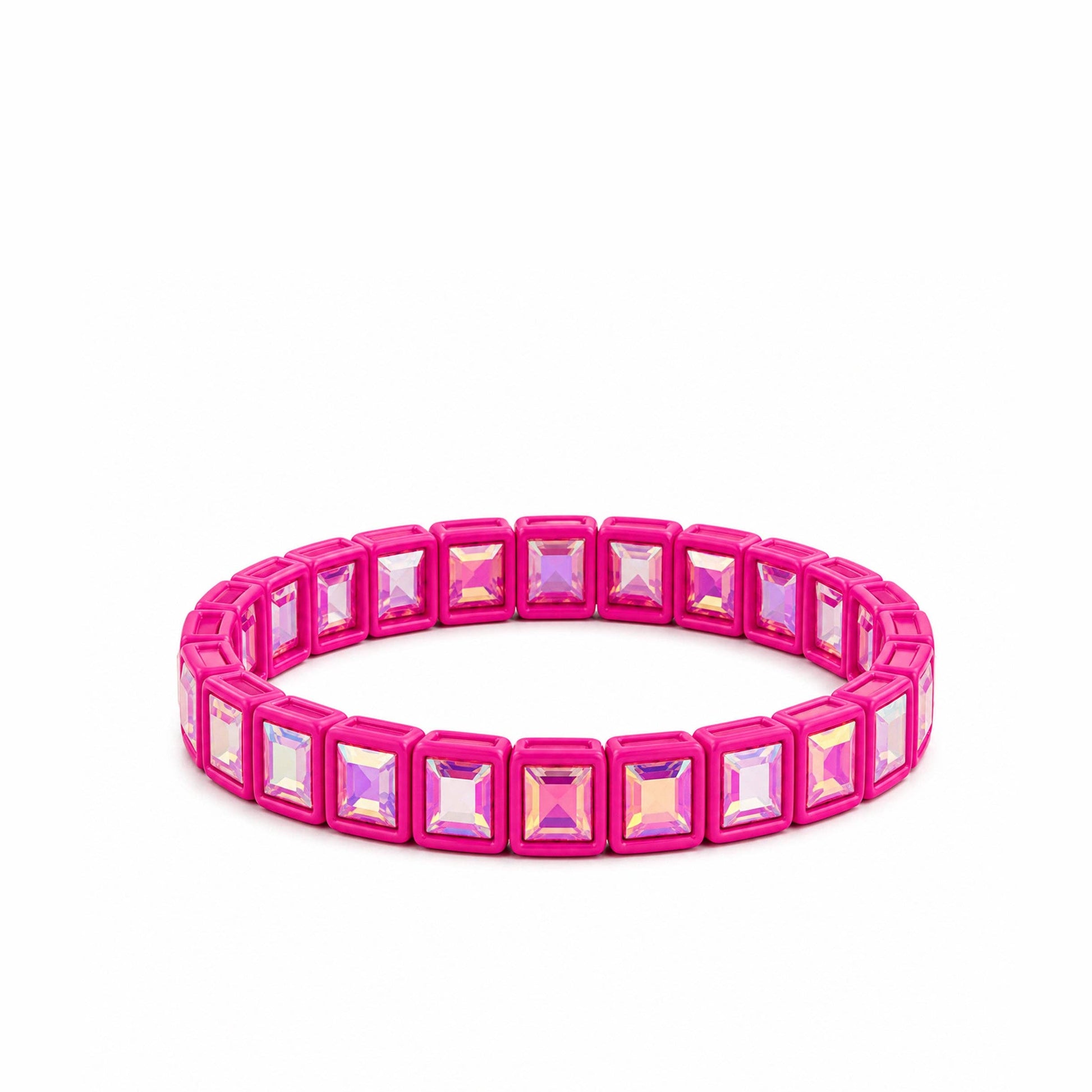 BR-RS-1002 Hot Pink Rhinestone Bracelet Unisex T-shirt, Sweatshirt, Hoodie, Long Sleeve Tee - T-Shirt, Sweatshirt, Hoodie