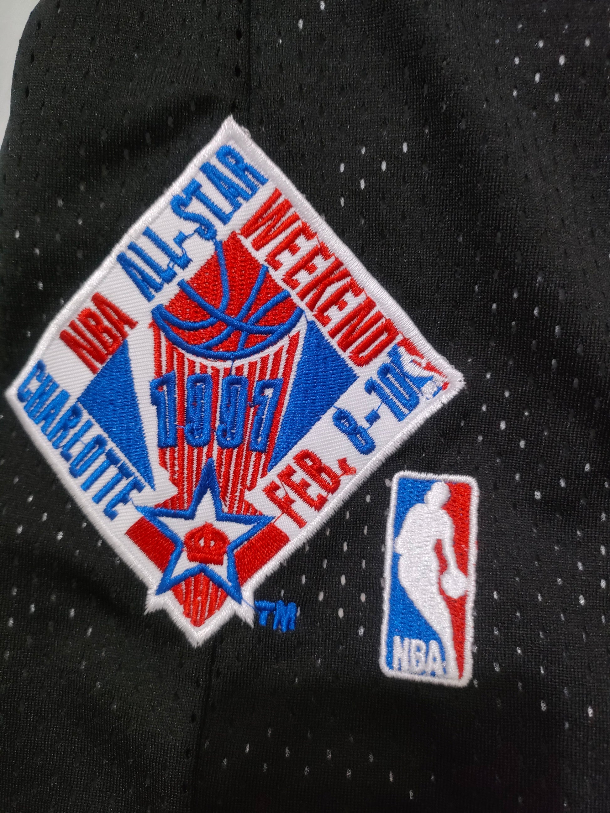 JUST DON All Star Black Pocket Shorts sports jersey product view 3