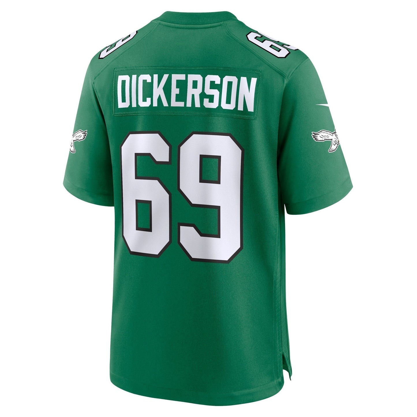 Landon Dickerson Philadelphia Eagles Alternate Game Jersey - Kelly Green football jersey product view 3