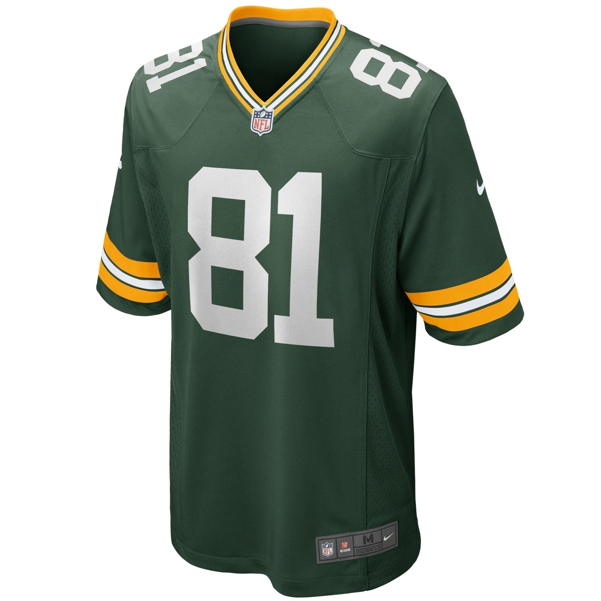 Josiah Deguara Green Bay Packers Game Jersey - Green football jersey product view 2