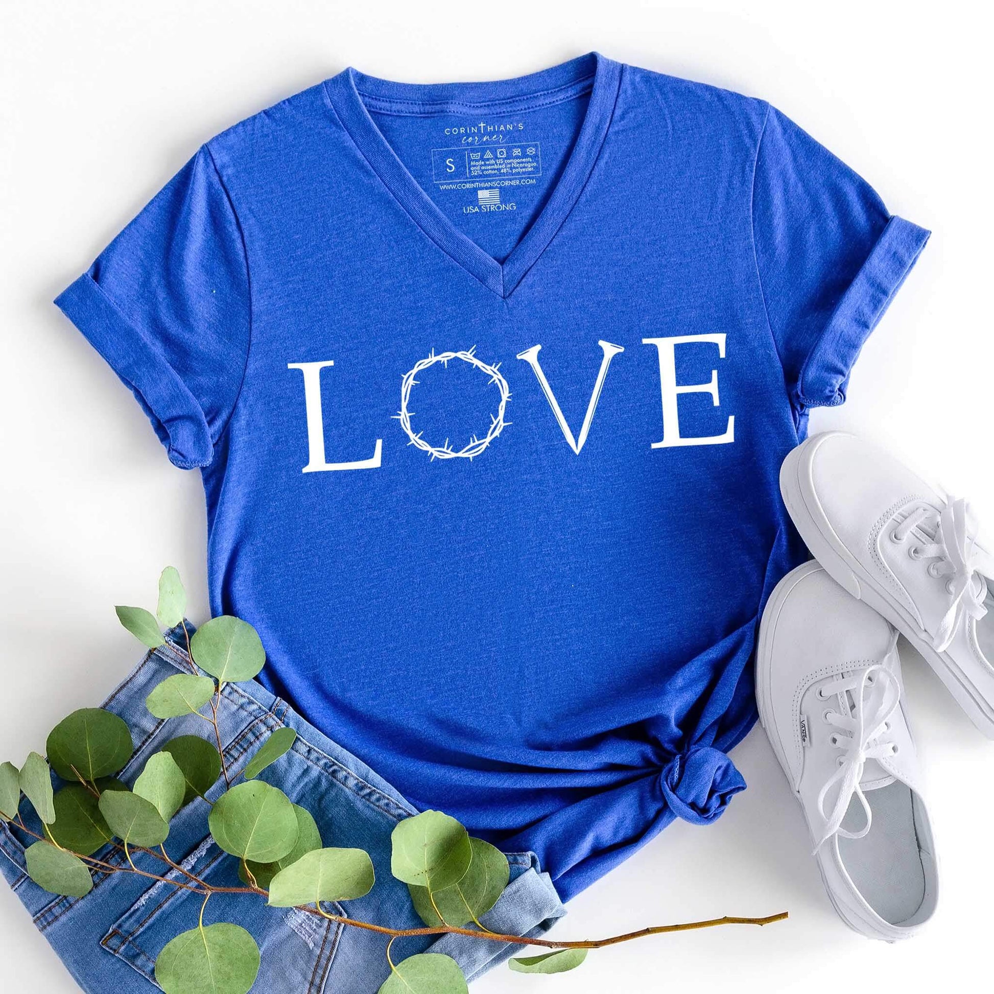 Sacrificial Love V-Neck Unisex T-shirt, Sweatshirt, Hoodie, Long Sleeve Tee - T-Shirt, Sweatshirt, Hoodie