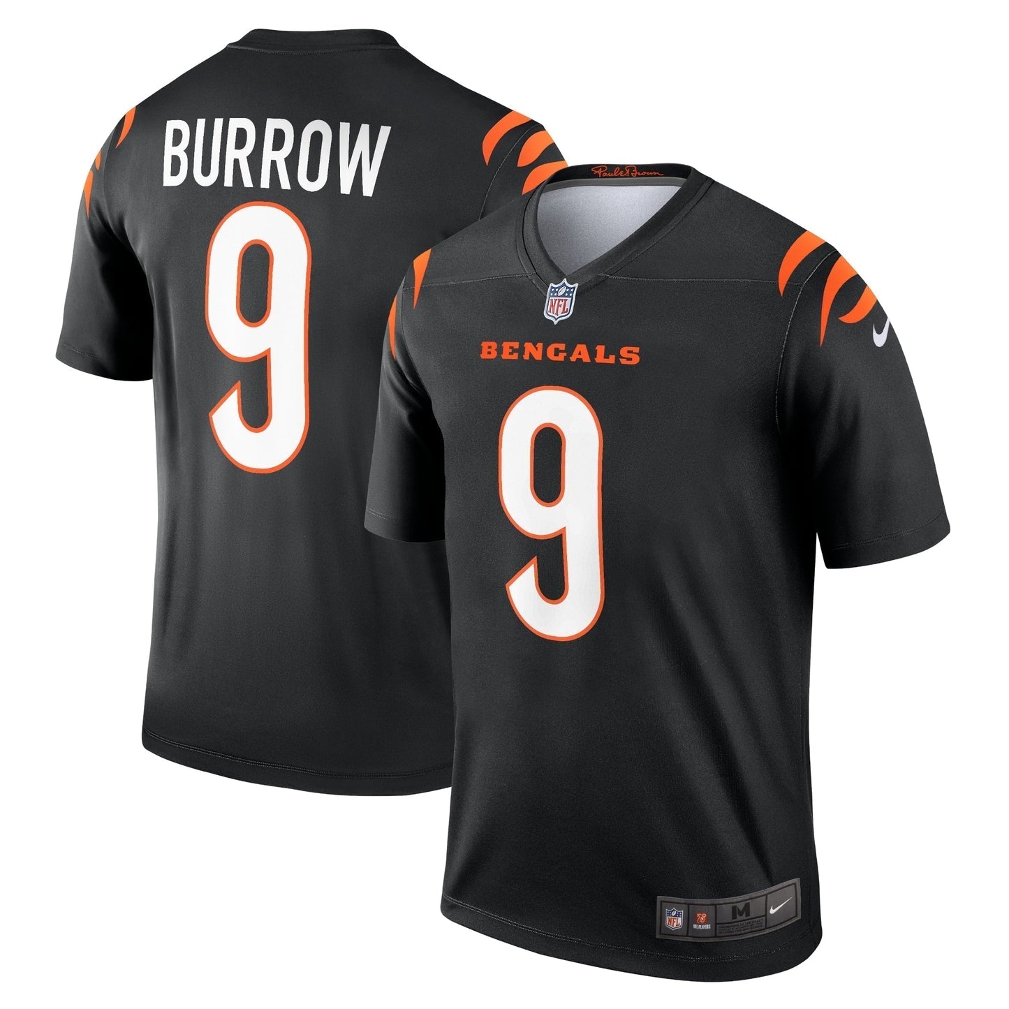 Joe Burrow Cincinnati Bengals Legend Jersey - Black football jersey product view 1