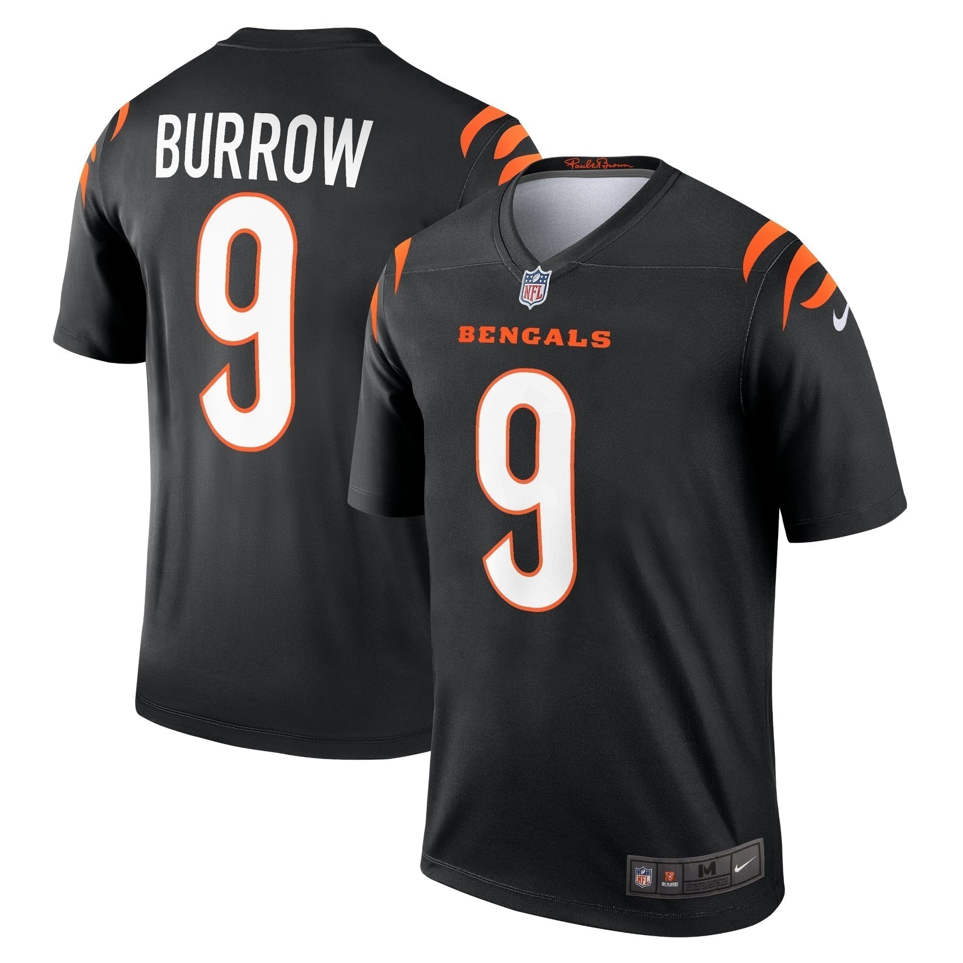 Joe Burrow Cincinnati Bengals Legend Jersey - Black football jersey product view 1