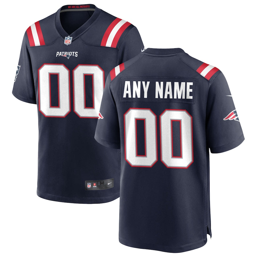 Custom New England Patriots Jersey football jersey product view 1