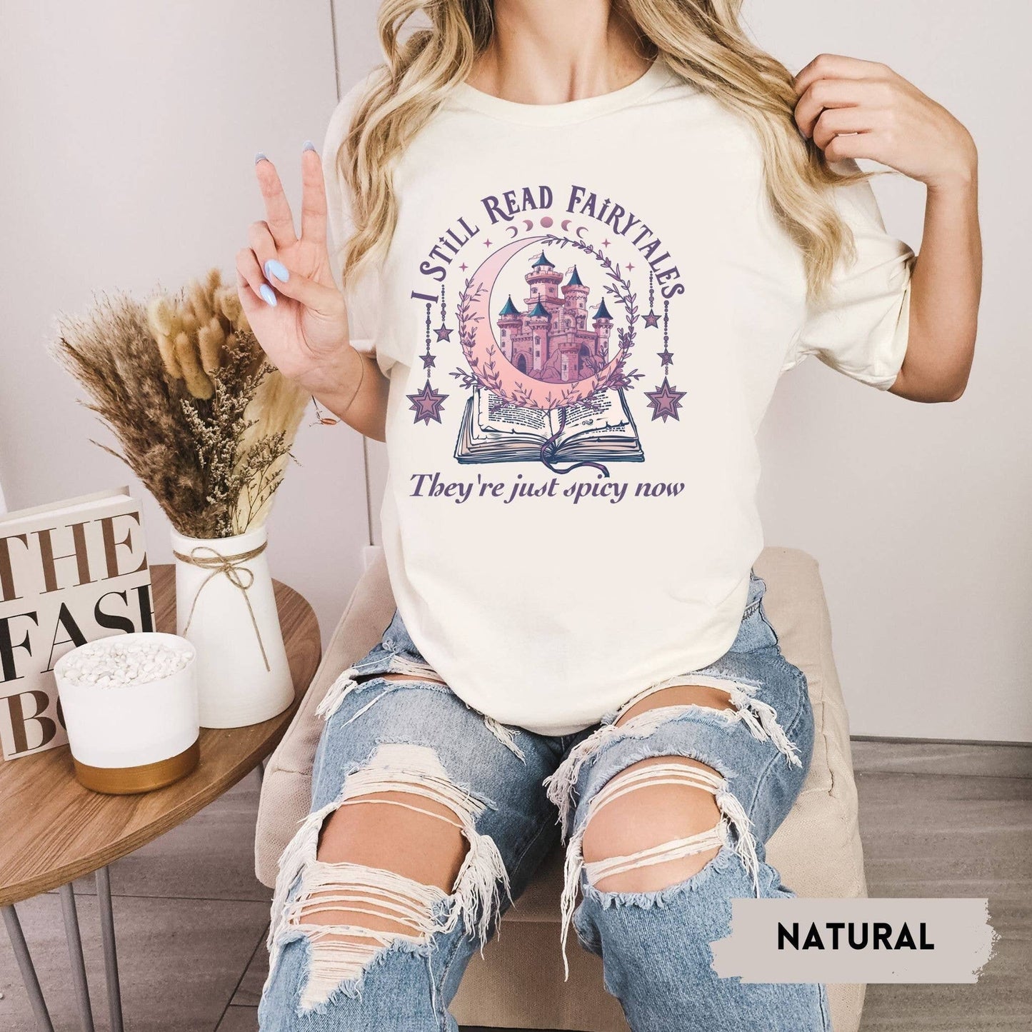 Fairytales Spicy Book Lover Dark Romance Gift Unisex T-shirt, Sweatshirt, Hoodie, Long Sleeve Tee - T-Shirt, Sweatshirt, Hoodie