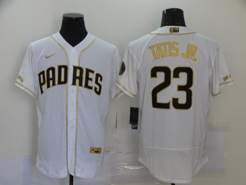 Men's San Diego Padres Fernando Tatis Jr. #23 Player White Stitched Jersey1 baseball jersey product view 1