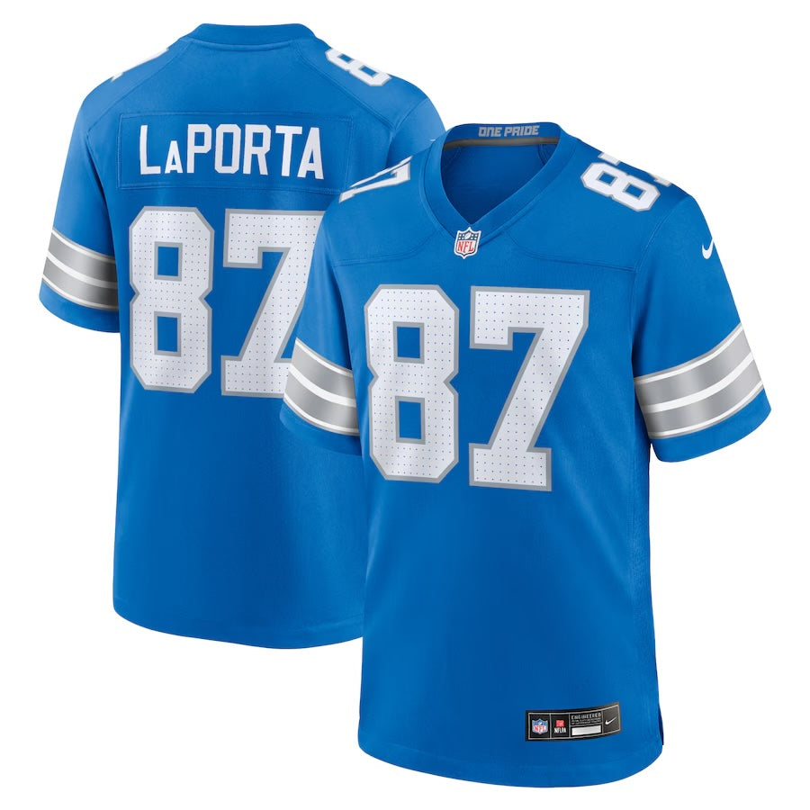 Sam LaPorta Detroit Lions 2024 Jersey football jersey product view 1