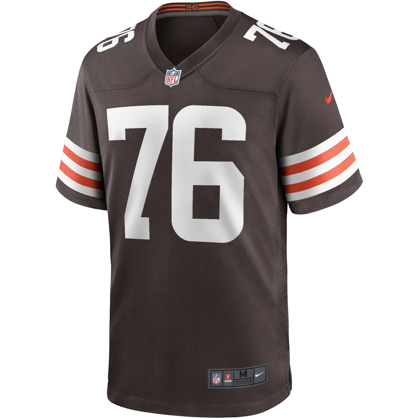 Lou Groza Cleveland Browns Game Retired Jersey - Brown football jersey product view 2