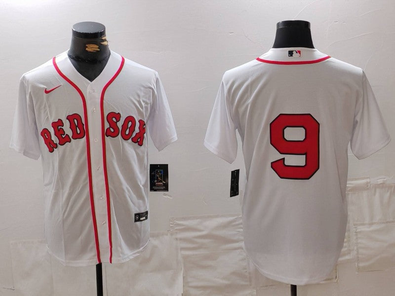 Men's Boston Red Sox Ted Williams White Replica Player Jersey baseball jersey product view 1