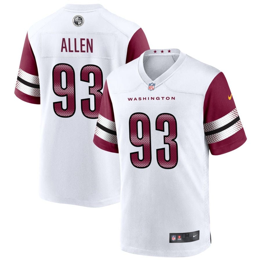 Jonathan Allen Washington Commanders Jersey football jersey product view 1