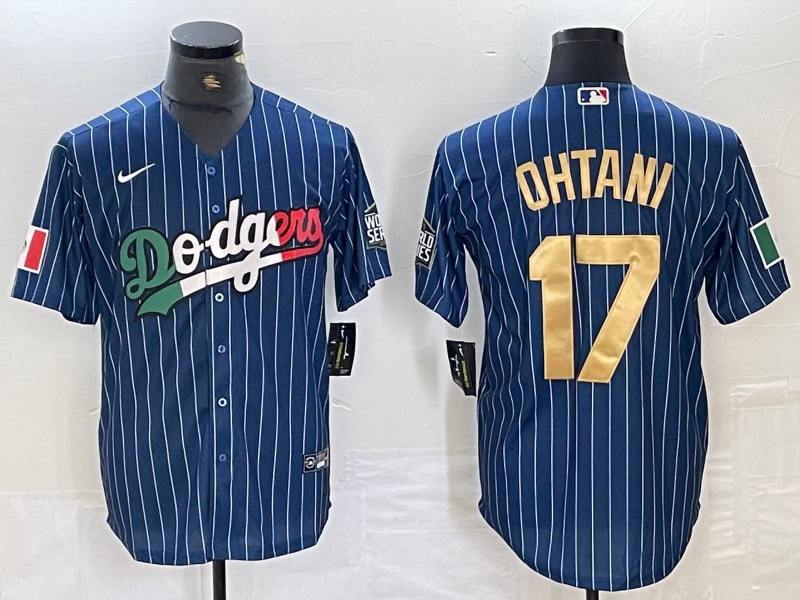 Men's Los Angeles Dodgers Shohei Ohtani Royal Replica Game Jersey baseball jersey product view 1