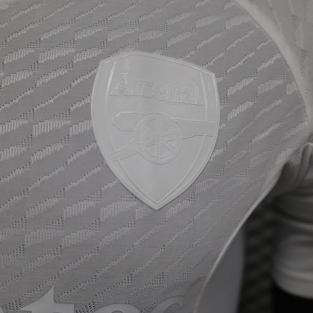 24 Arsenal White Player Edition Jersey sports jersey product view 3