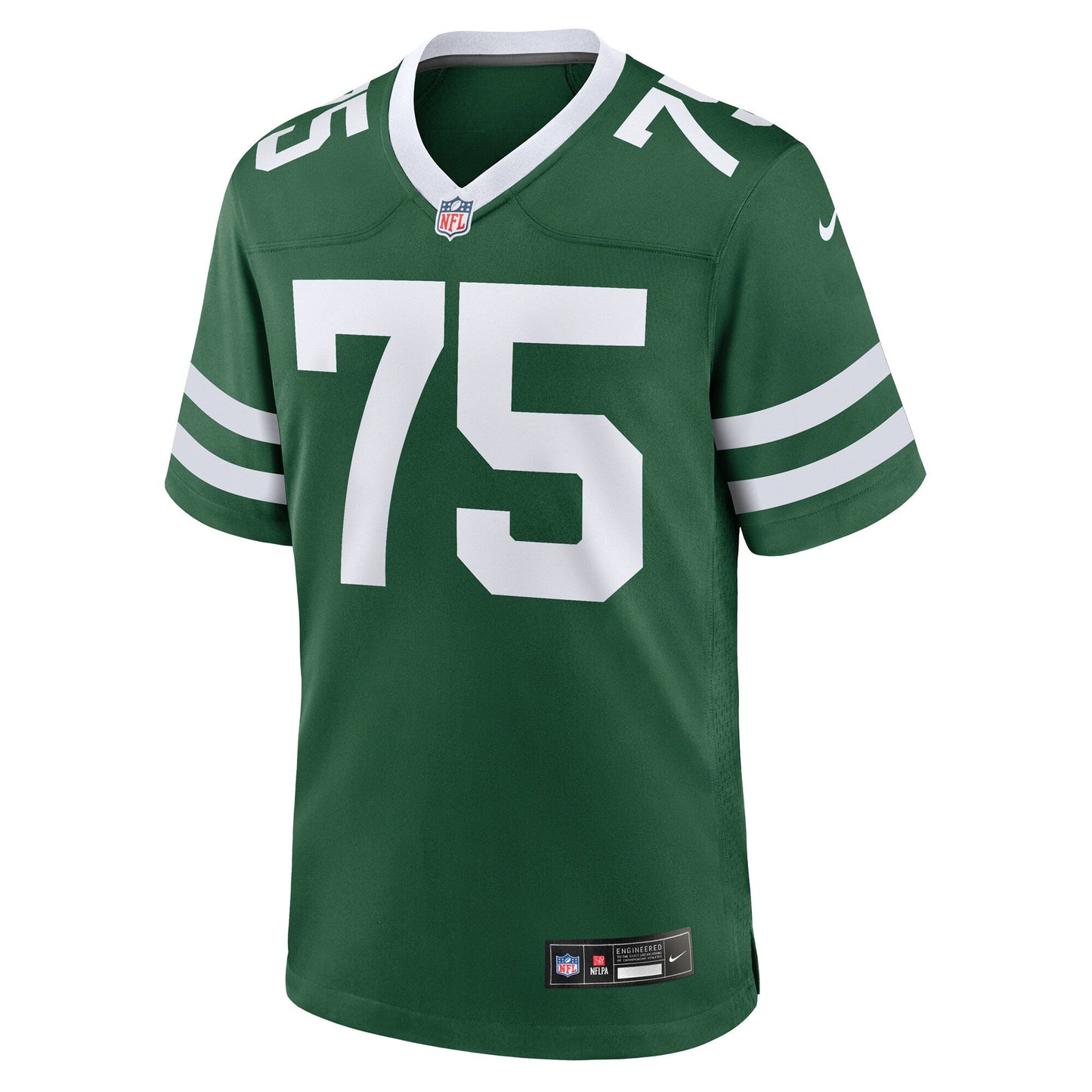 Alijah Vera-Tucker New York Jets Team Game Jersey - Legacy Green football jersey product view 2