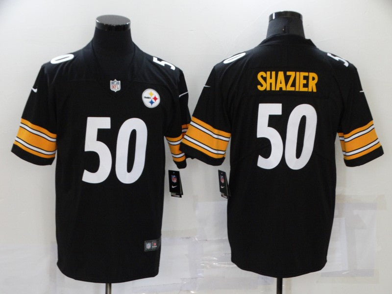 Men's Pittsburgh Steelers Ryan Shazier Black Game Jersey football jersey product view 1