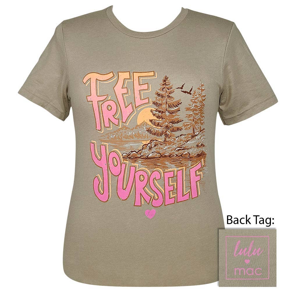 Lulu Mac - Free Yourself - Heather Tan Ss - LM68 Unisex T-shirt, Sweatshirt, Hoodie, Long Sleeve Tee - T-Shirt, Sweatshirt, Hoodie