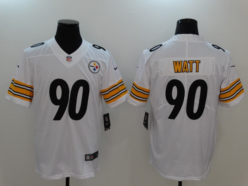 Men's Pittsburgh Steelers T.J. Watt White Game Jersey football jersey product view 1