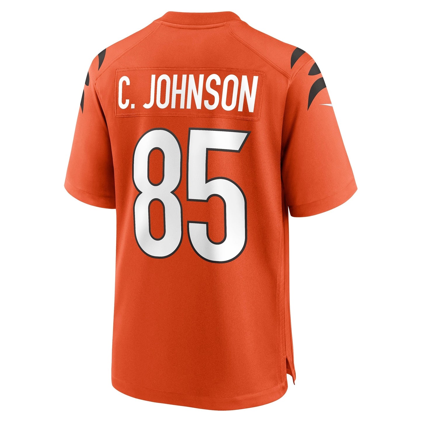 Chad Johnson Cincinnati Bengals Retired Alternate Game Jersey - Orange football jersey product view 3