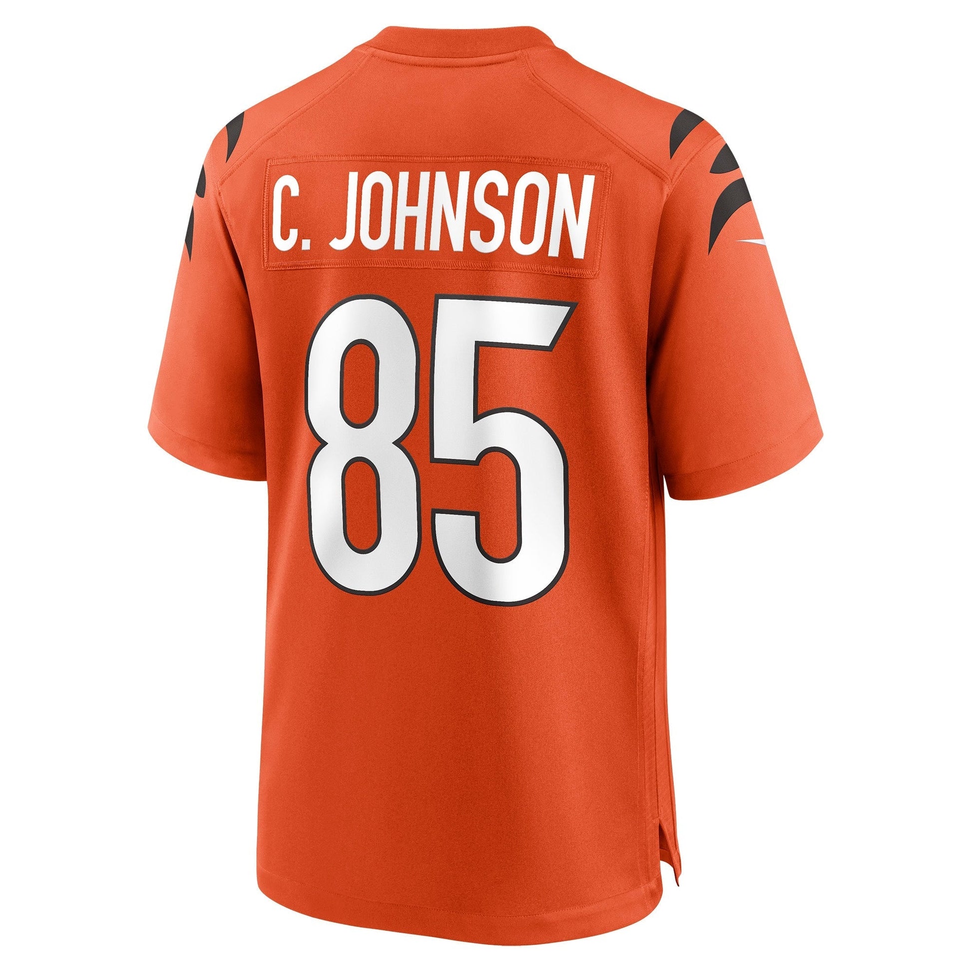 Chad Johnson Cincinnati Bengals Retired Alternate Game Jersey - Orange football jersey product view 3