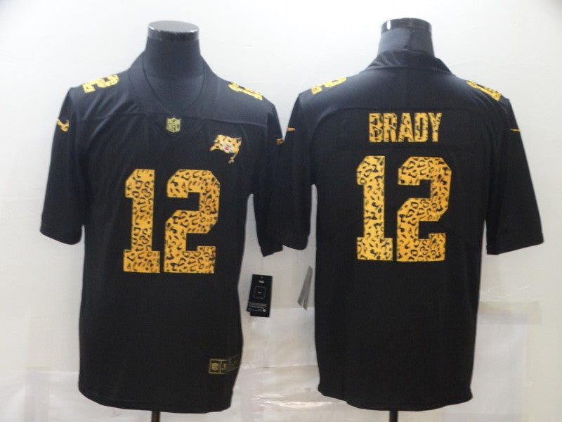 Men's Tampa Bay Buccaneers Tom Brady #12 Black Game Jersey1 football jersey product view 1