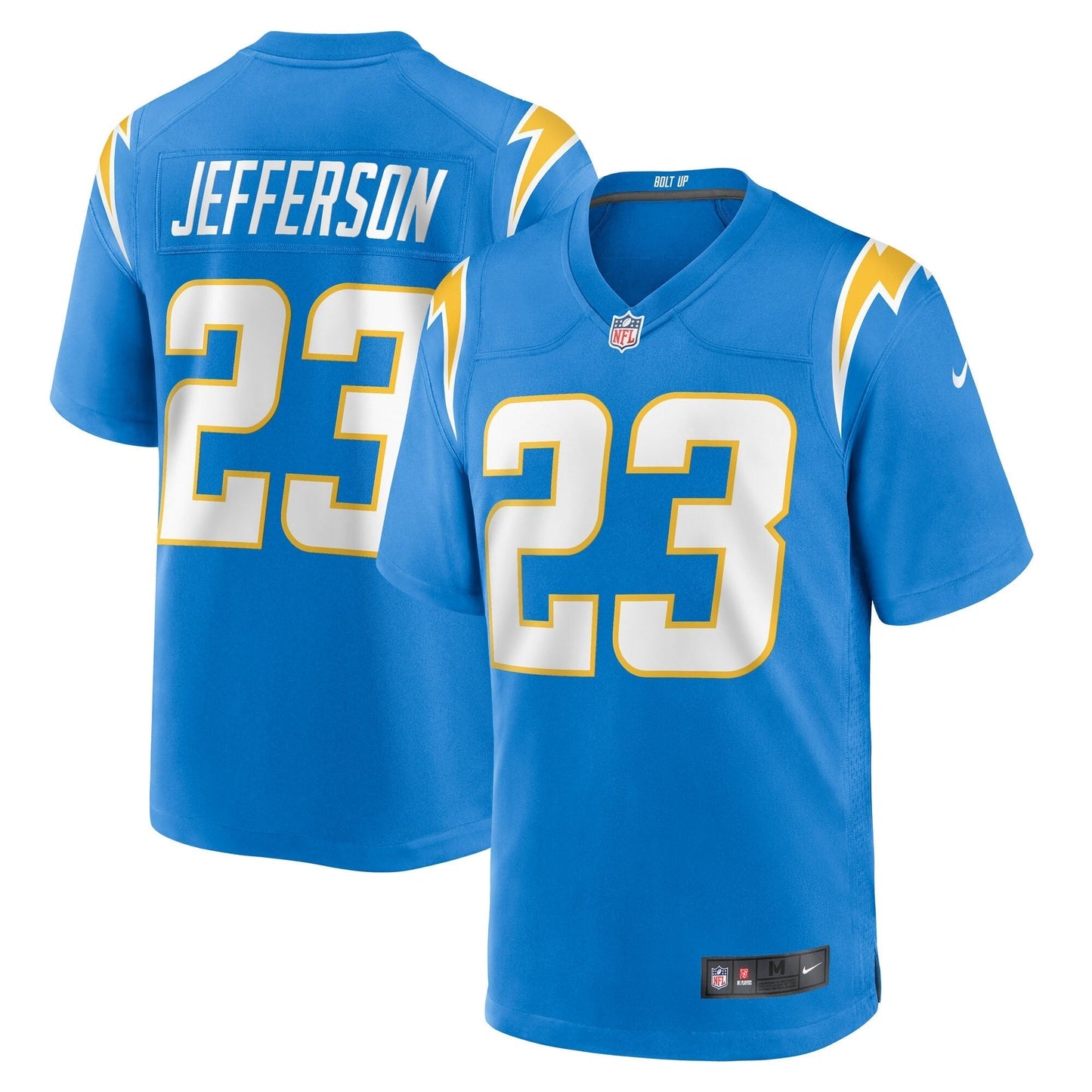 Los Angeles Chargers Tony Jefferson Powder Blue Team Game Jersey football jersey product view 1