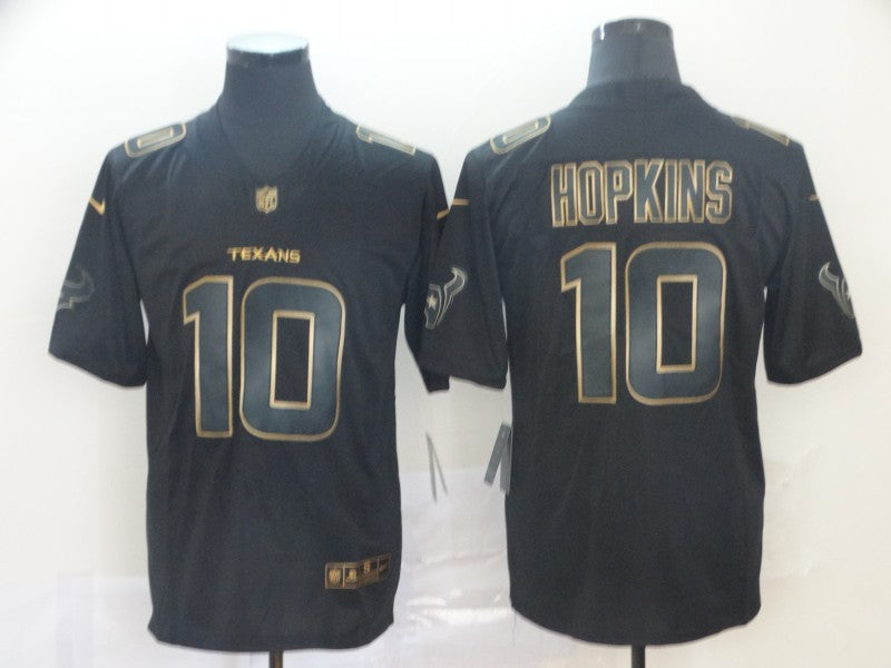 Men's Houston Texans DeAndre Hopkins #10 Black Player Game Jersey1 football jersey product view 1