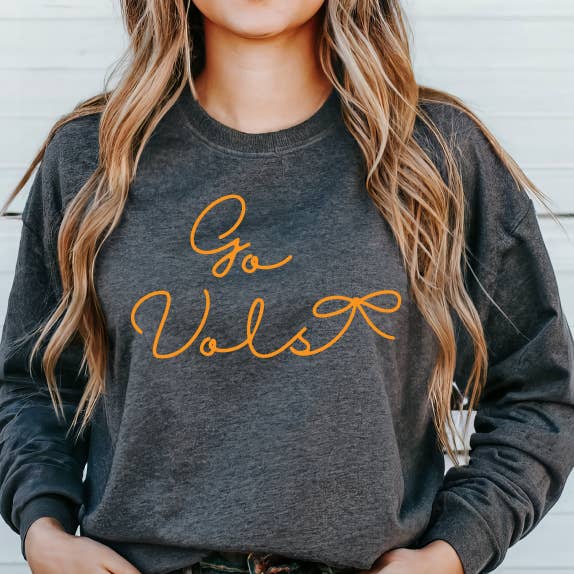 Go Vols Bow Premium Fleece Crew Unisex T-shirt, Sweatshirt, Hoodie, Long Sleeve Tee - T-Shirt, Sweatshirt, Hoodie