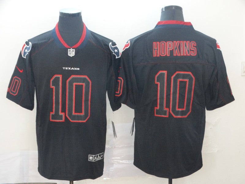 Men's Houston Texans DeAndre Hopkins #10 Black Game Jersey1 football jersey product view 1