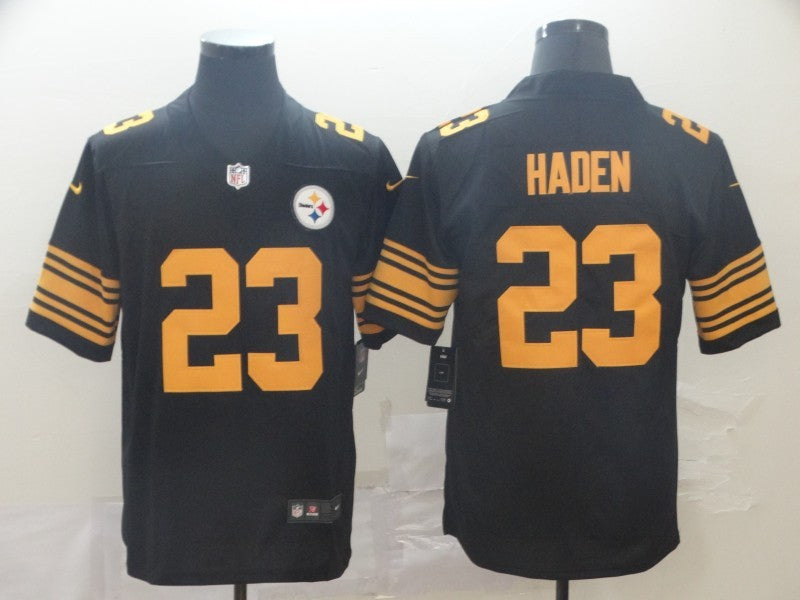 Men's Pittsburgh Steelers Joe Harden Black Alternate Legend Jersey football jersey product view 1