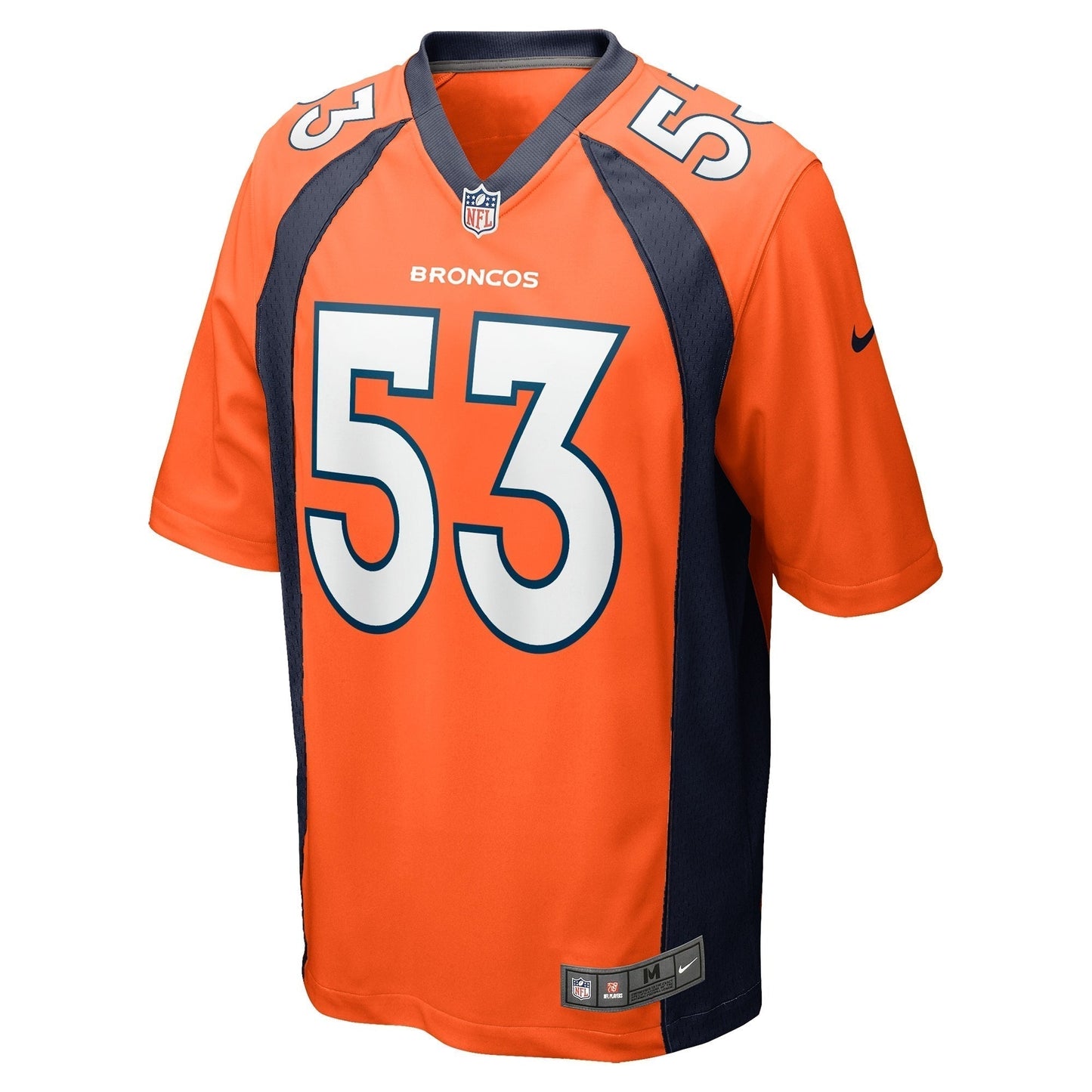 Randy Gradishar Denver Broncos Retired Game Jersey - Orange football jersey product view 2