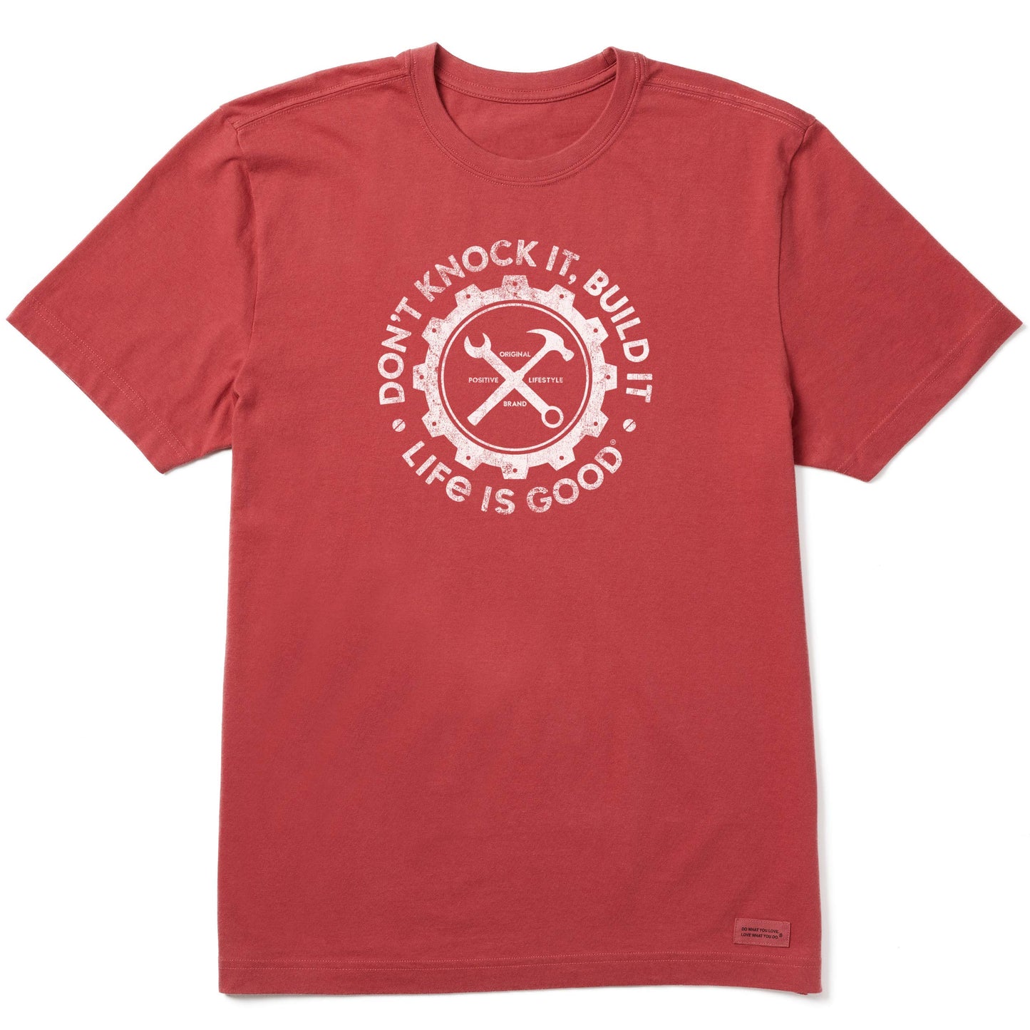 Life Is Good Mens Crusher Short Sleeve T-Shirt - Novelty Apparel Unisex - T-Shirt, Sweatshirt, Hoodie