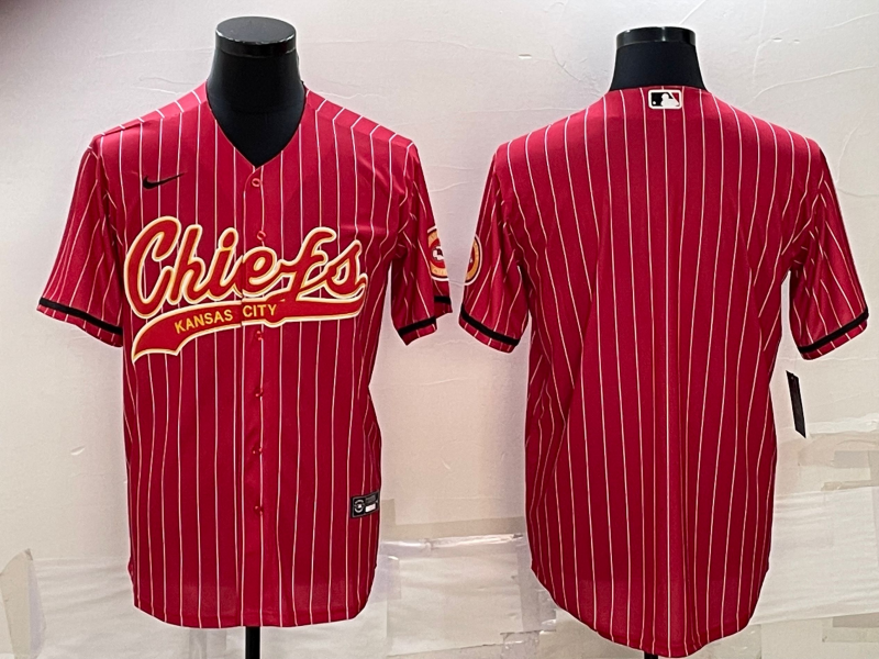 Men's Kansas City Chiefs Red Blank Game Jersey1 football jersey product view 1