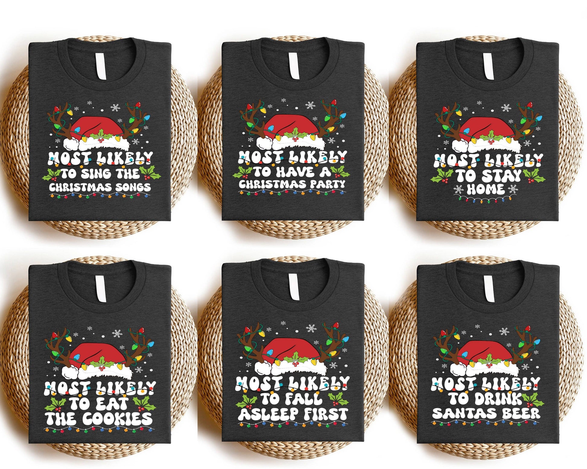 Most Likely To Christmas Sweatshirt- Funny Matching Family T Unisex T-shirt, Sweatshirt, Hoodie, Long Sleeve Tee - T-Shirt, Sweatshirt, Hoodie