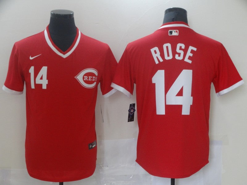 Men's Cincinnati Reds Pete Rose #14 Red Player Jersey1 baseball jersey product view 1