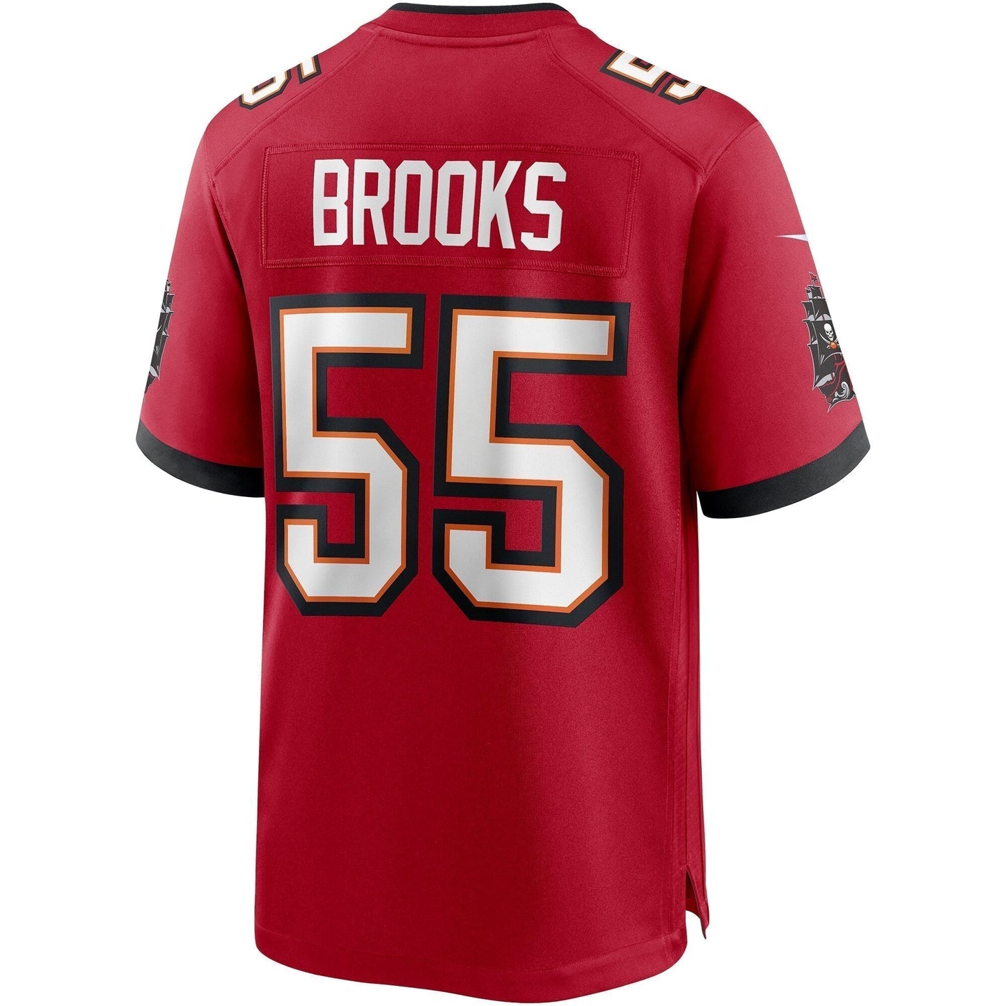 Derrick Brooks Tampa Bay Buccaneers Game Retired Jersey - Red football jersey product view 3