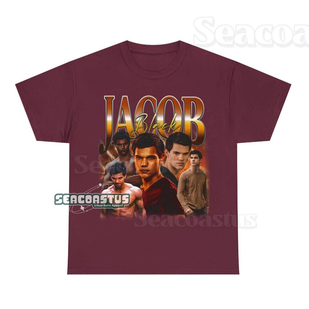 Jacob Black Vintage T-Shirt Retro 90's Graphic Tee Unisex T-shirt, Sweatshirt, Hoodie, Long Sleeve Tee - T-Shirt, Sweatshirt, Hoodie
