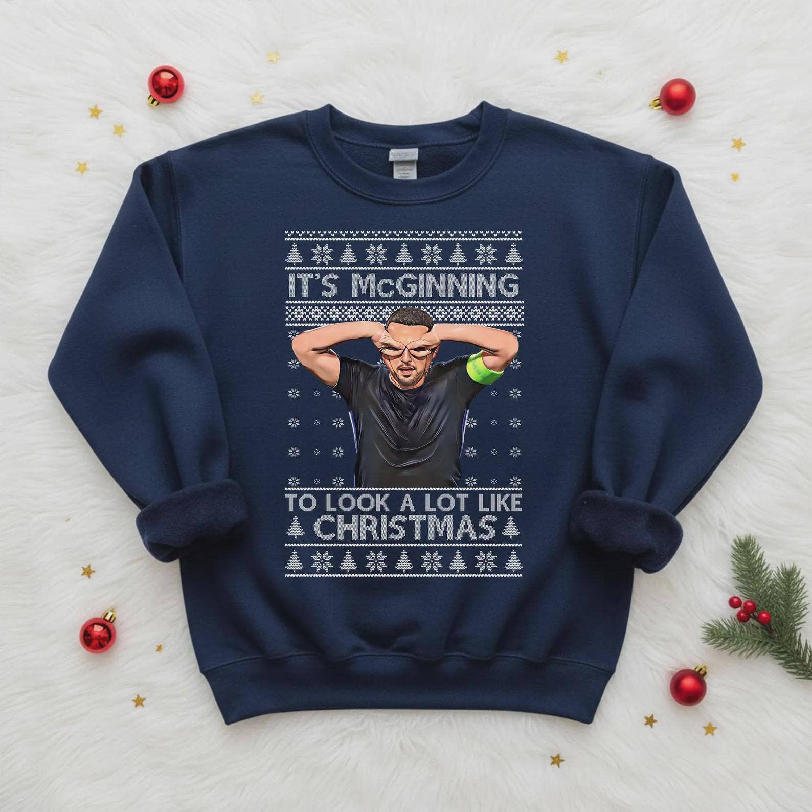 Aston Villa Christmas Football Jumper Unisex T-shirt, Sweatshirt, Hoodie, Long Sleeve Tee - T-Shirt, Sweatshirt, Hoodie