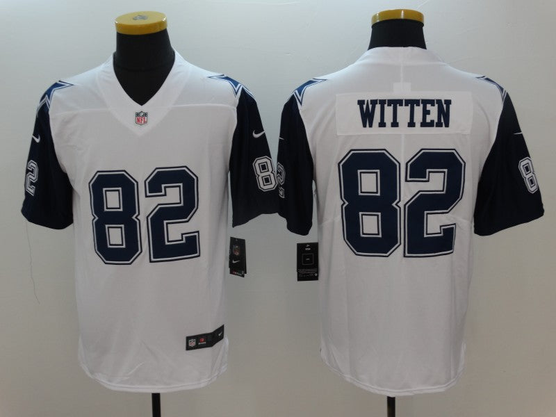 Men's Dallas Cowboys Jason Witten White Game Jersey football jersey product view 1