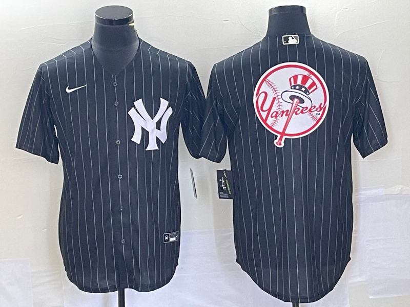 Men's New York Yankees Black Alternate Team Jersey baseball jersey product view 1