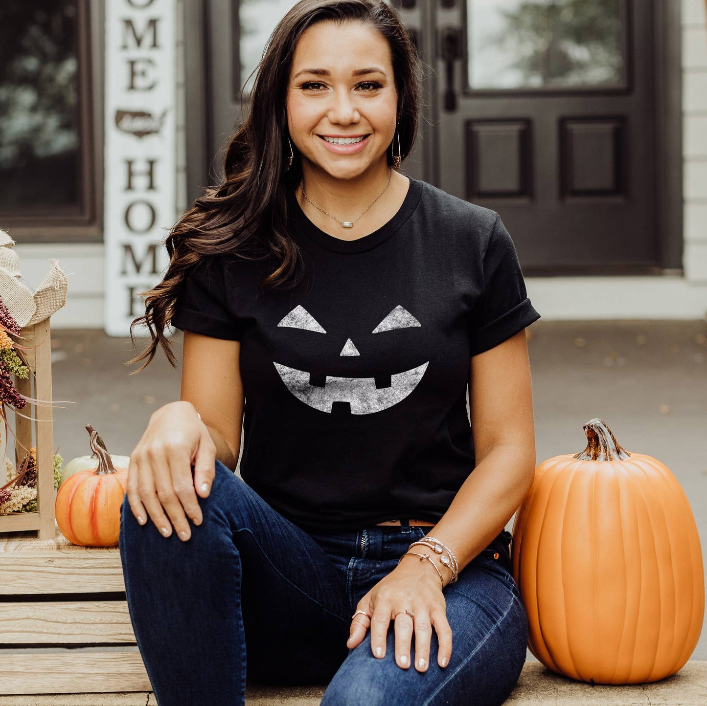 Laughing Jack-O-Lantern Halloween T-Shirt Unisex T-shirt, Sweatshirt, Hoodie, Long Sleeve Tee - T-Shirt, Sweatshirt, Hoodie