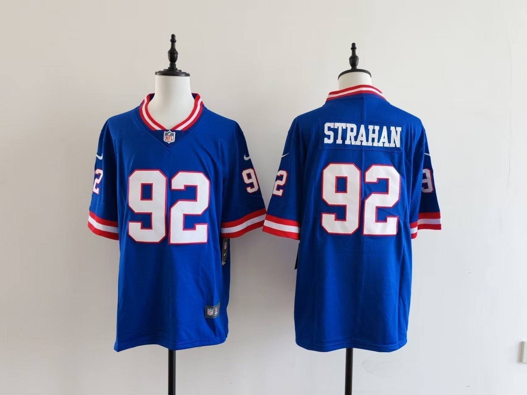 Men's New York Giants Michael Strahan Jersey football jersey product view 1