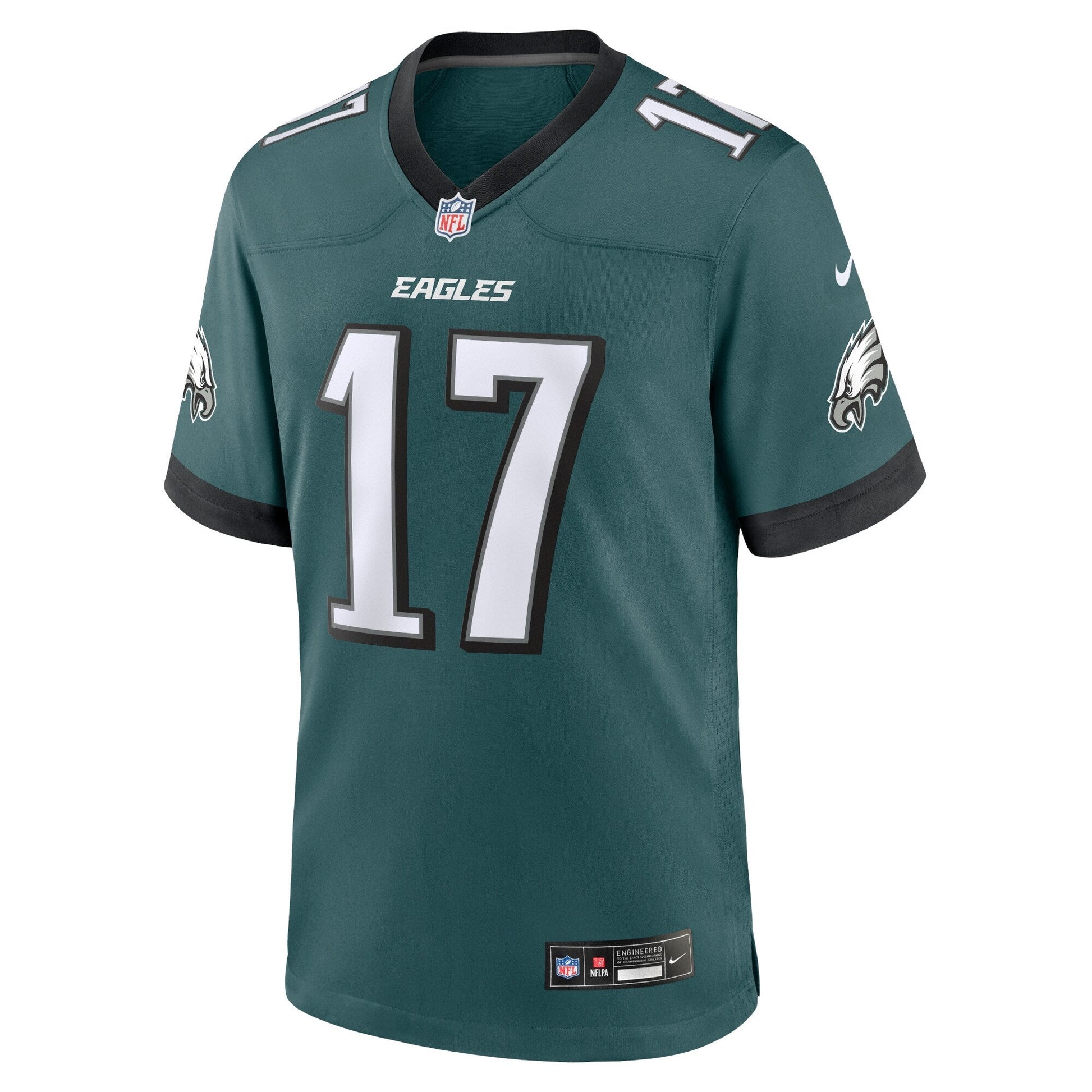 Nakobe Dean Philadelphia Eagles Team Game Jersey - Midnight Green football jersey product view 2