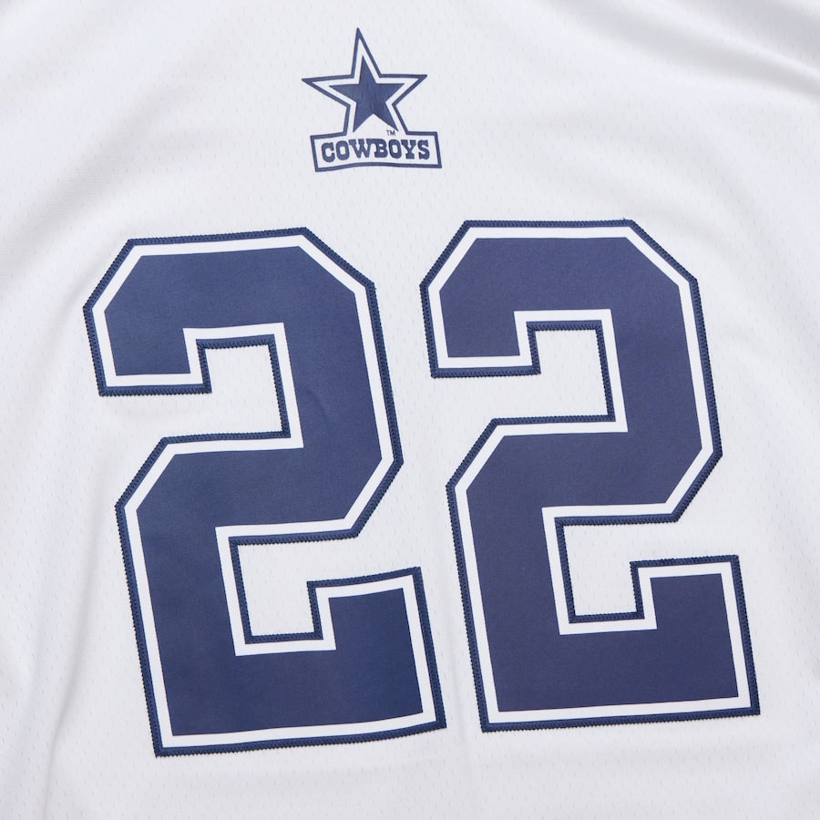 Men's Emmitt Smith White Dallas Cowboys 1994 Replica Jersey football jersey product view 3