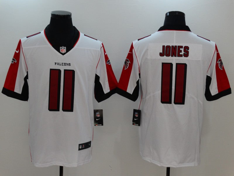 Men's Atlanta Falcons Julio Jones #11 White Game Jersey1 football jersey product view 1