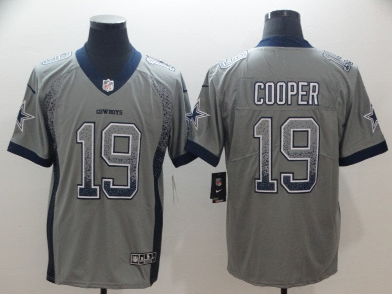 Men's Dallas Cowboys Amari Cooper #19 Gray Game Player Jersey1 football jersey product view 1
