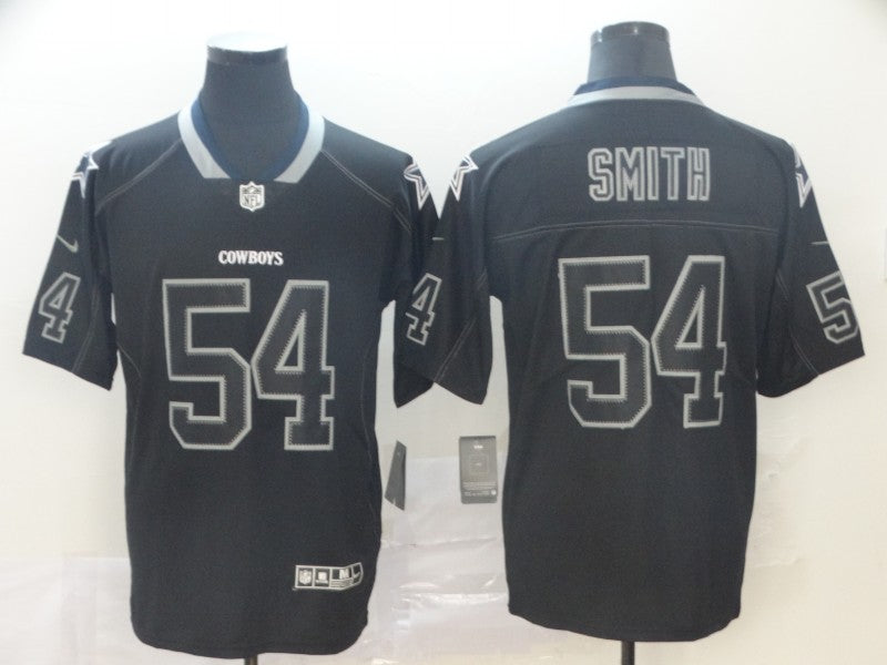 Men's Dallas Cowboys Jaylon Smith #54 Black Game Team Jersey1 football jersey product view 1