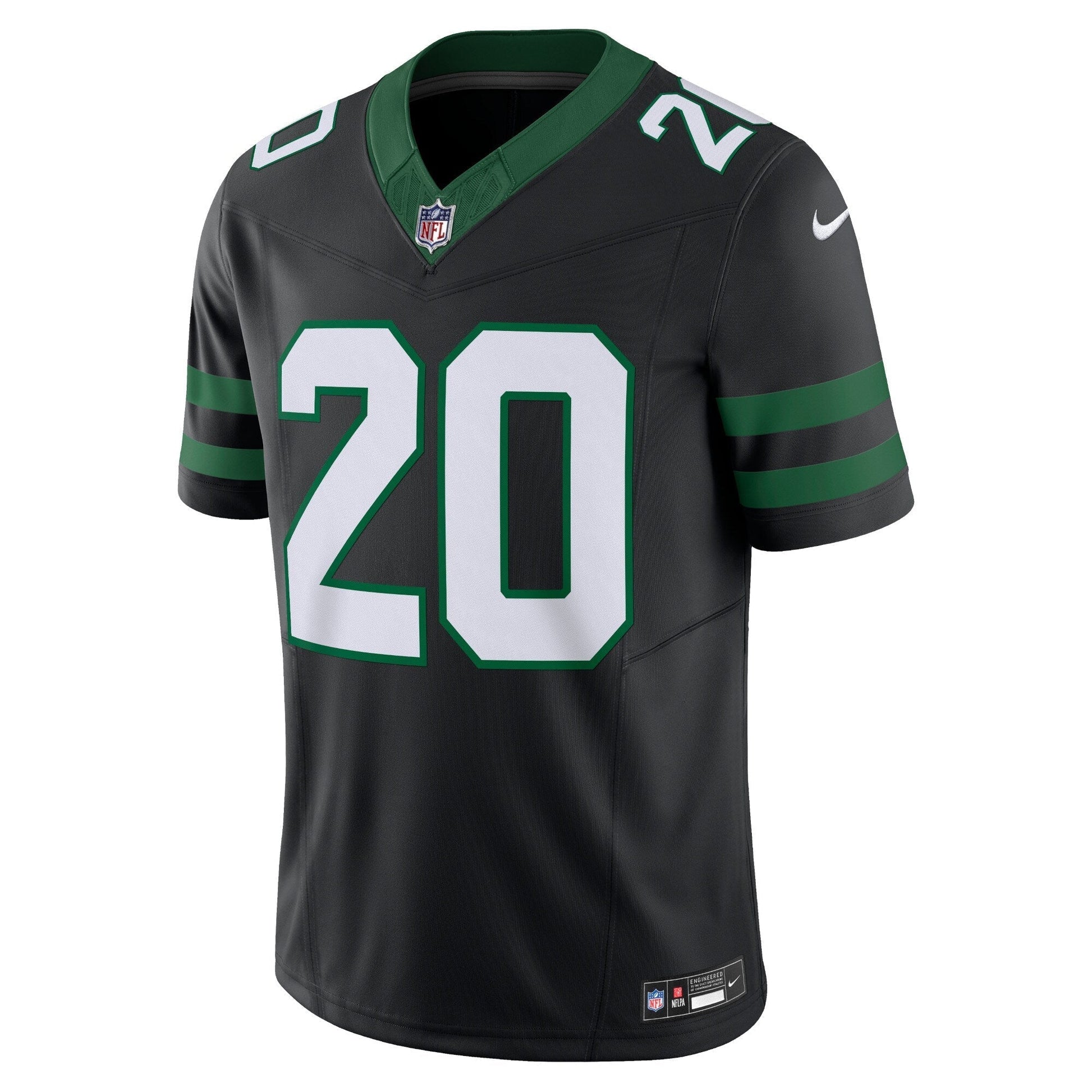 Breece Hall New York Jets Alternate Vapor F.U.S.E. Limited Jersey - Legacy Black football jersey product view 2