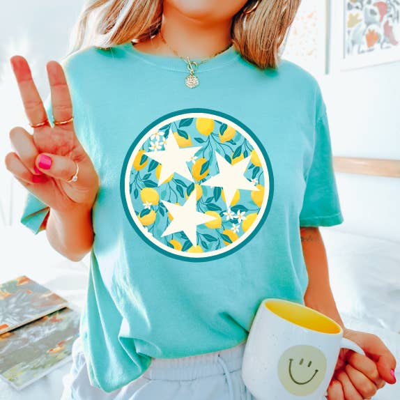Lemon Tri-Star Premium T-Shirt Unisex T-shirt, Sweatshirt, Hoodie, Long Sleeve Tee - T-Shirt, Sweatshirt, Hoodie