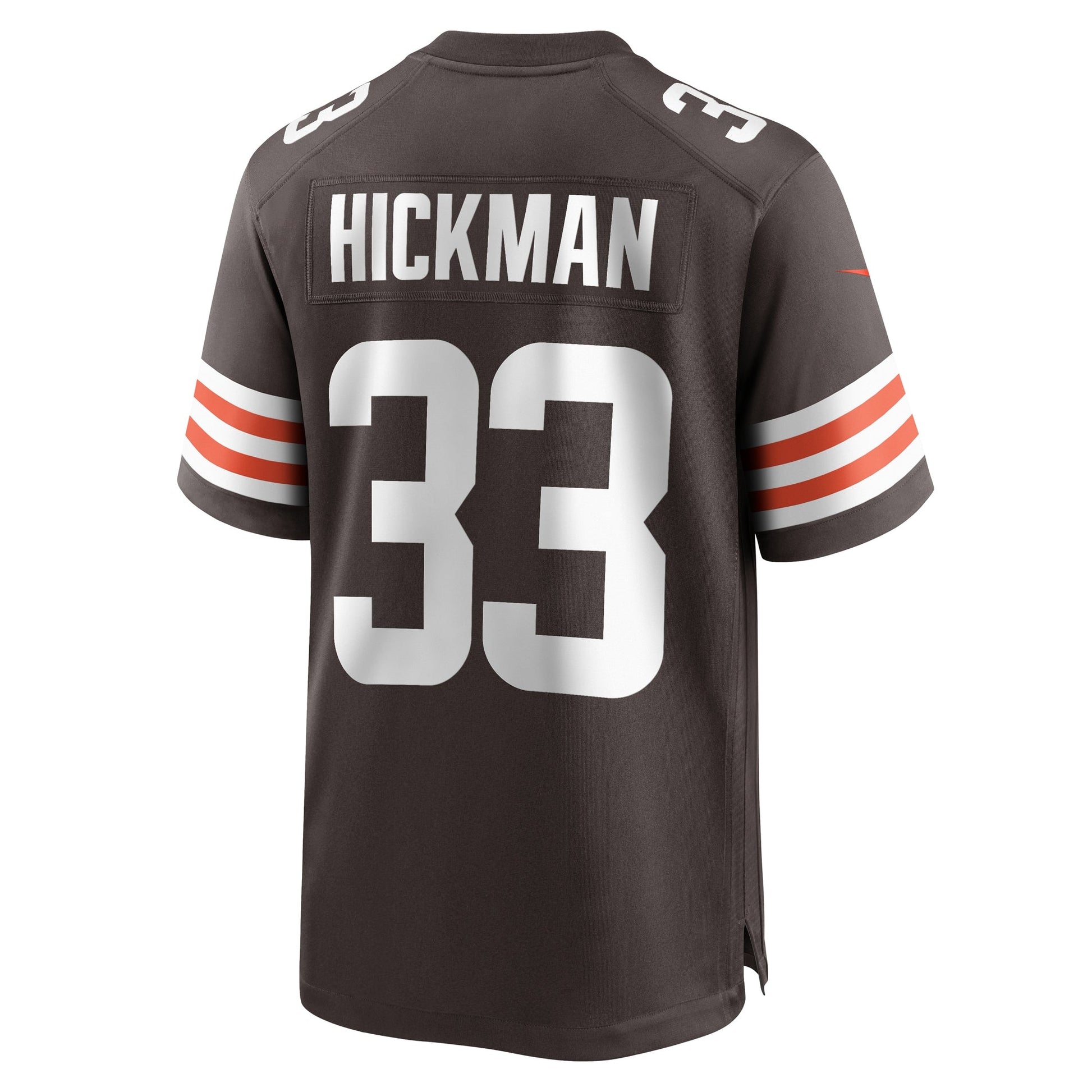 Ronnie Hickman Cleveland Browns Team Game Jersey - Brown football jersey product view 3